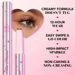 Too Faced Quickie Queen Cream Eyeshadow Stick 1.5g/.05OZ (Various Shades)