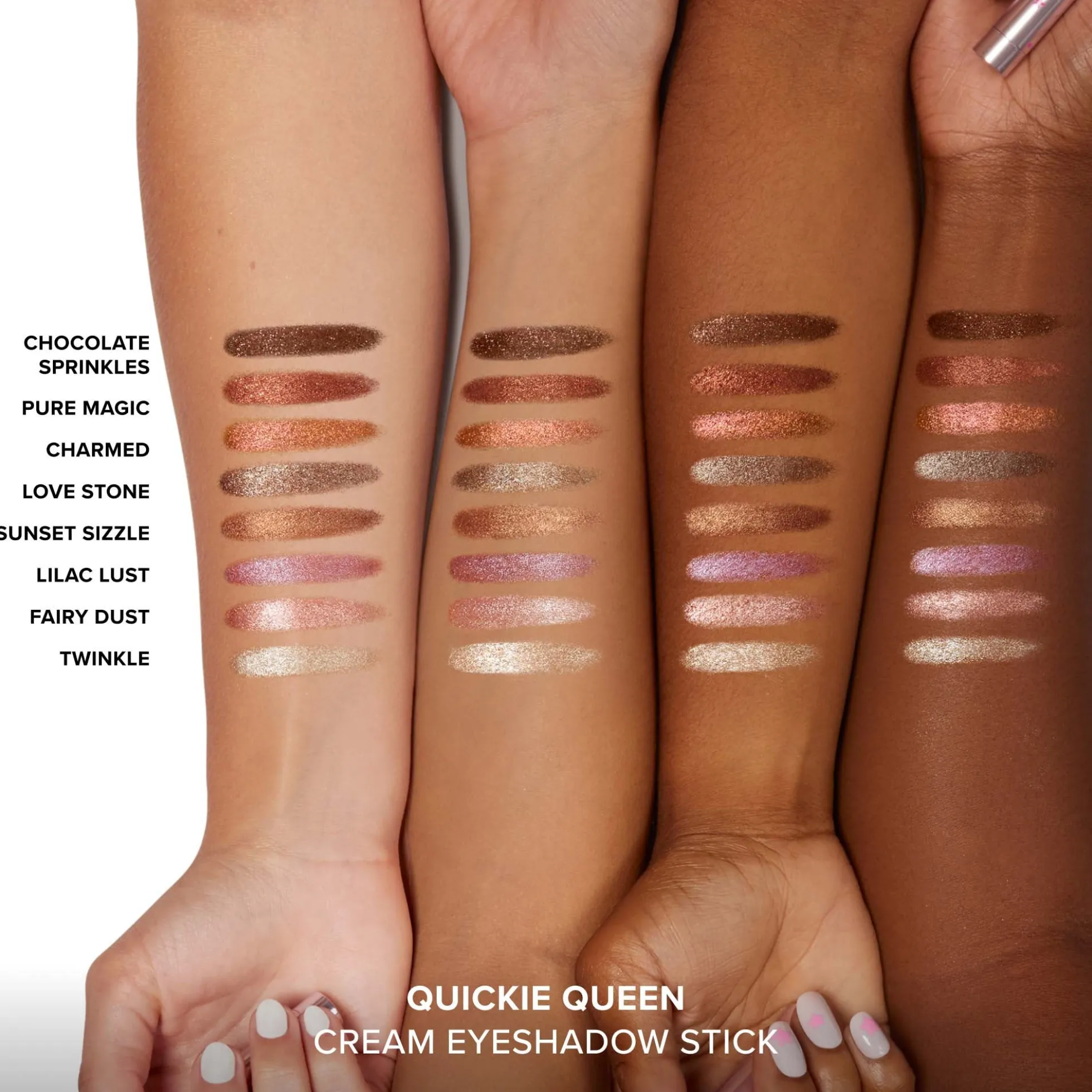 Too Faced Quickie Queen Cream Eyeshadow Stick 1.5g/.05OZ (Various Shades)