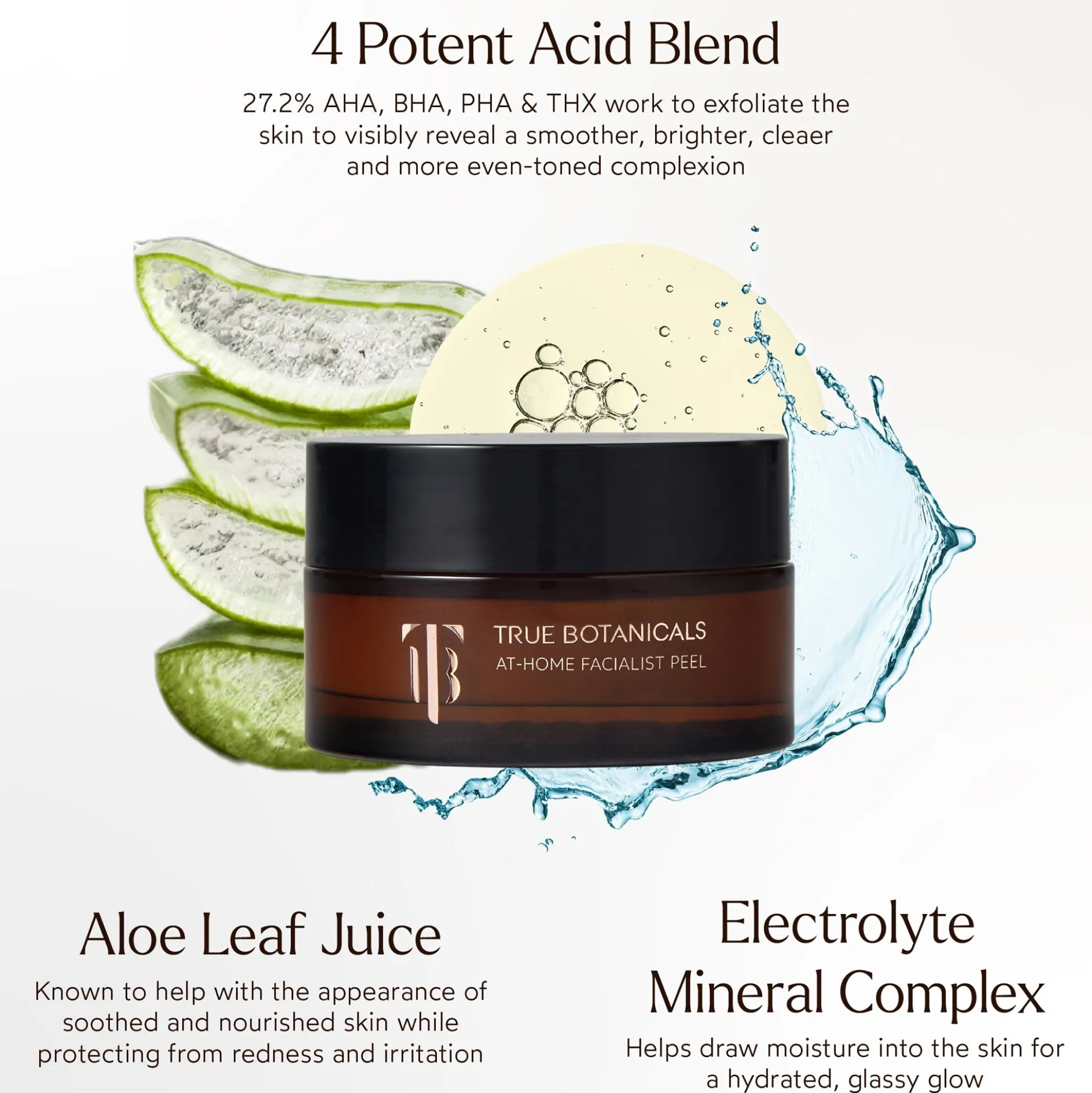 True Botanicals At-Home Facialist Peel 30ml