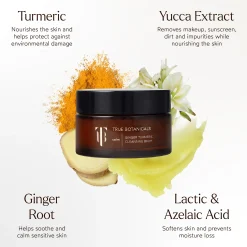 True Botanicals Ginger Turmeric Makeup Removing Cleansing Balm 96g