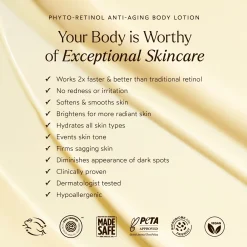True Botanicals Phyto-Retinol Anti-Aging Body Lotion 130ml