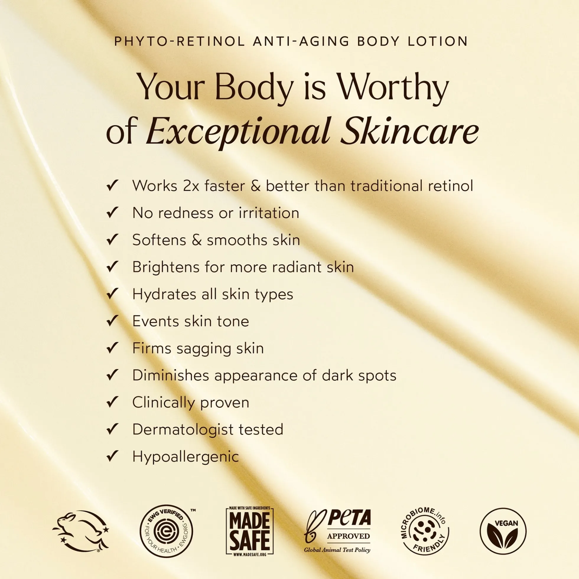 True Botanicals Phyto-Retinol Anti-Aging Body Lotion 130ml