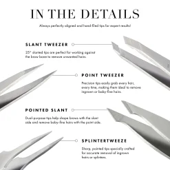 Tweezerman Black Leopard Mini Tweezer
