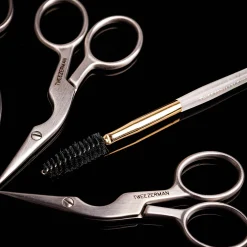 Tweezerman Brow Shaping Scissors And Brush