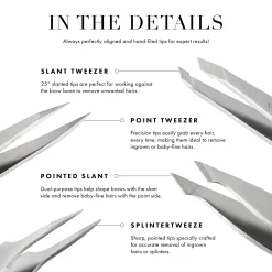 Tweezerman Ivory Full Slant Tweezer