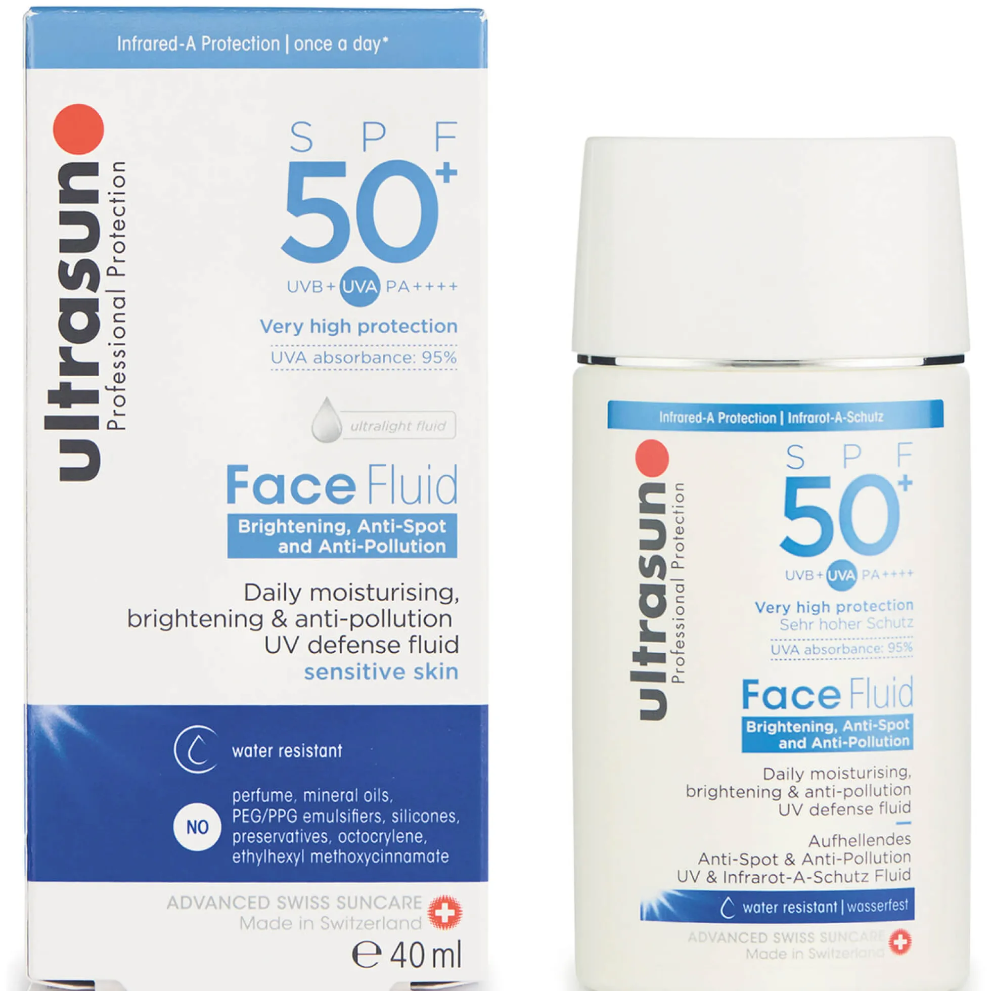 Ultrasun SPF 50+ Anti-Pollution Face Fluid 40ml