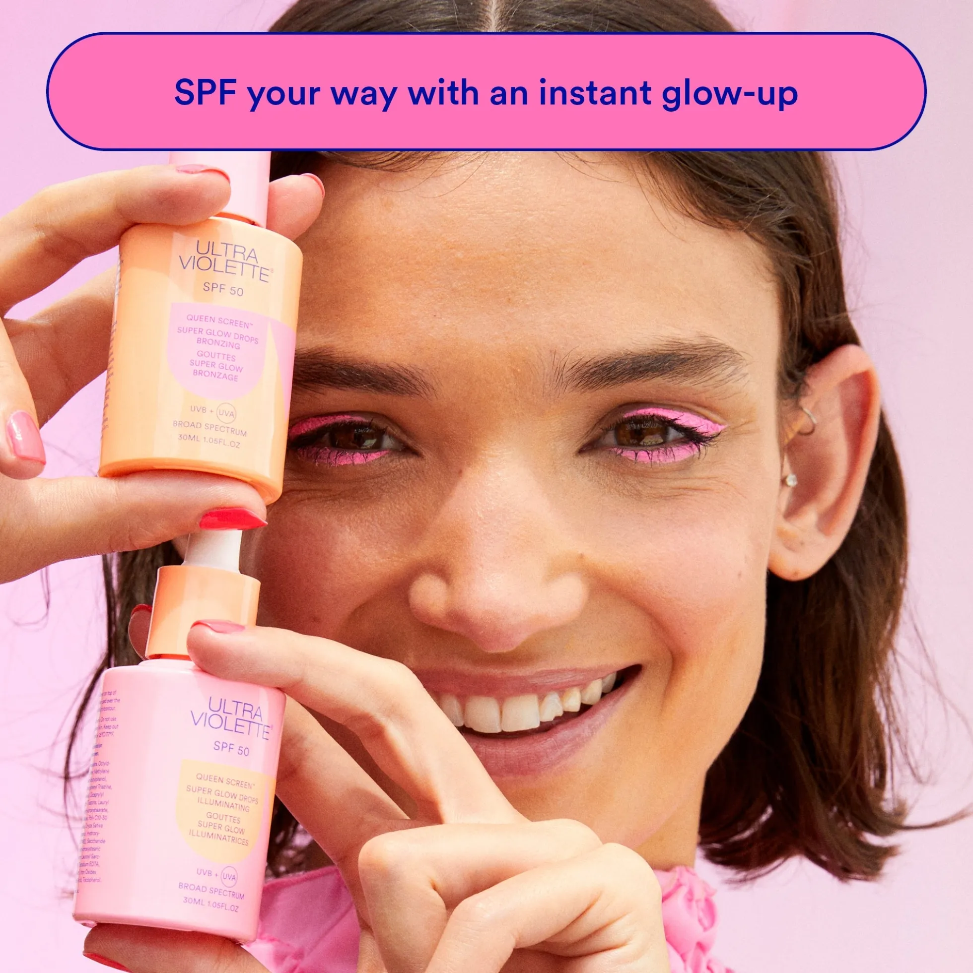 Ultra Violette Queen Screen SPF50 Bronzing Super Glow Drops 30ml