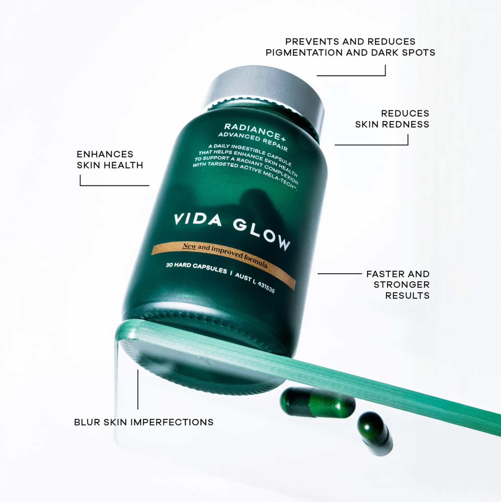 Vida Glow Radiance+ Capsules 20g