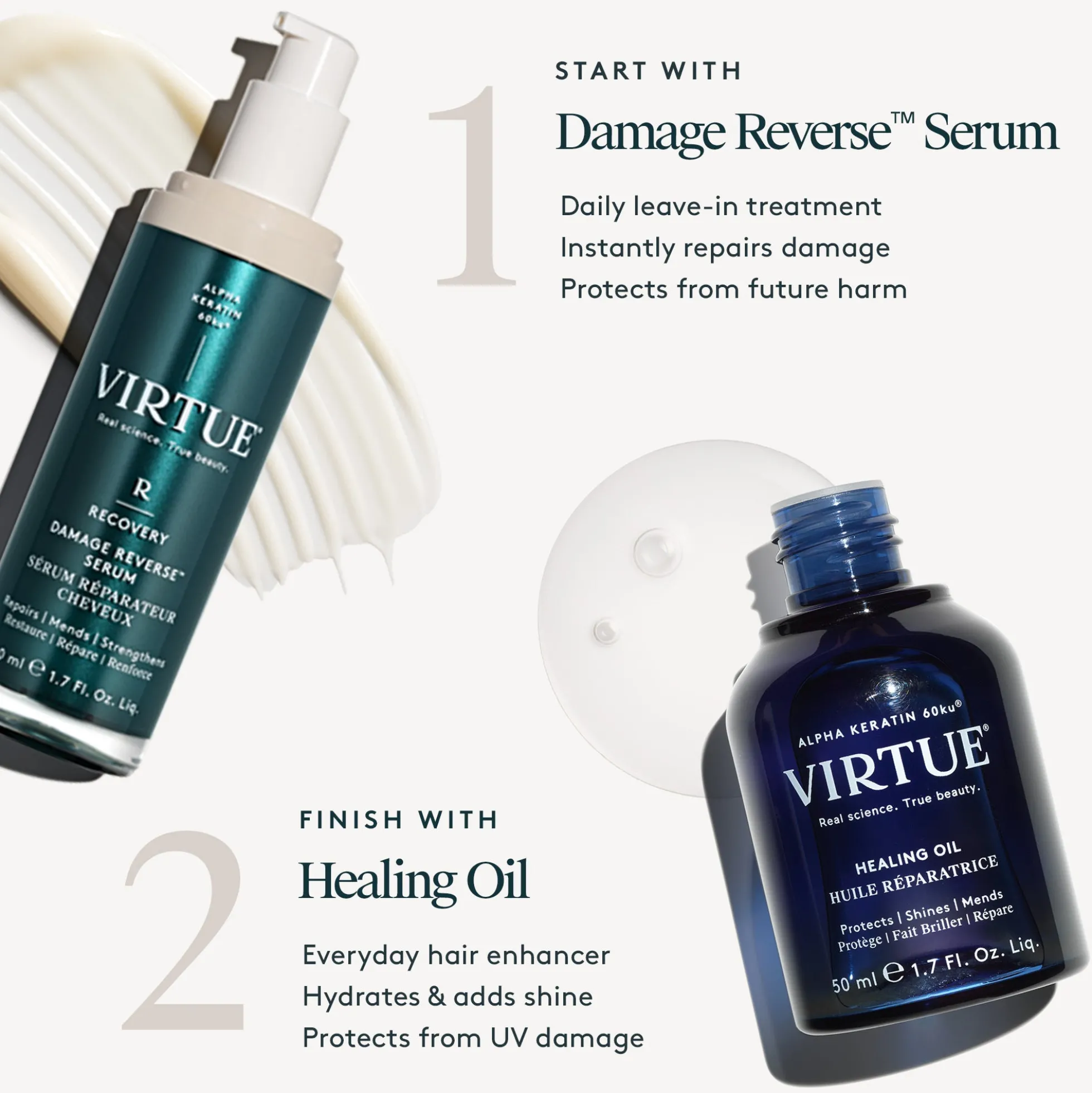VIRTUE Damage Reverse Serum 50ml