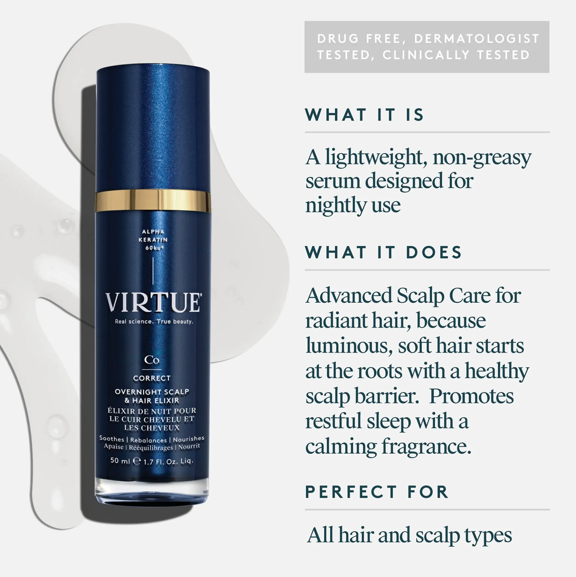 Virtue Overnight Hair and Scalp Elixir