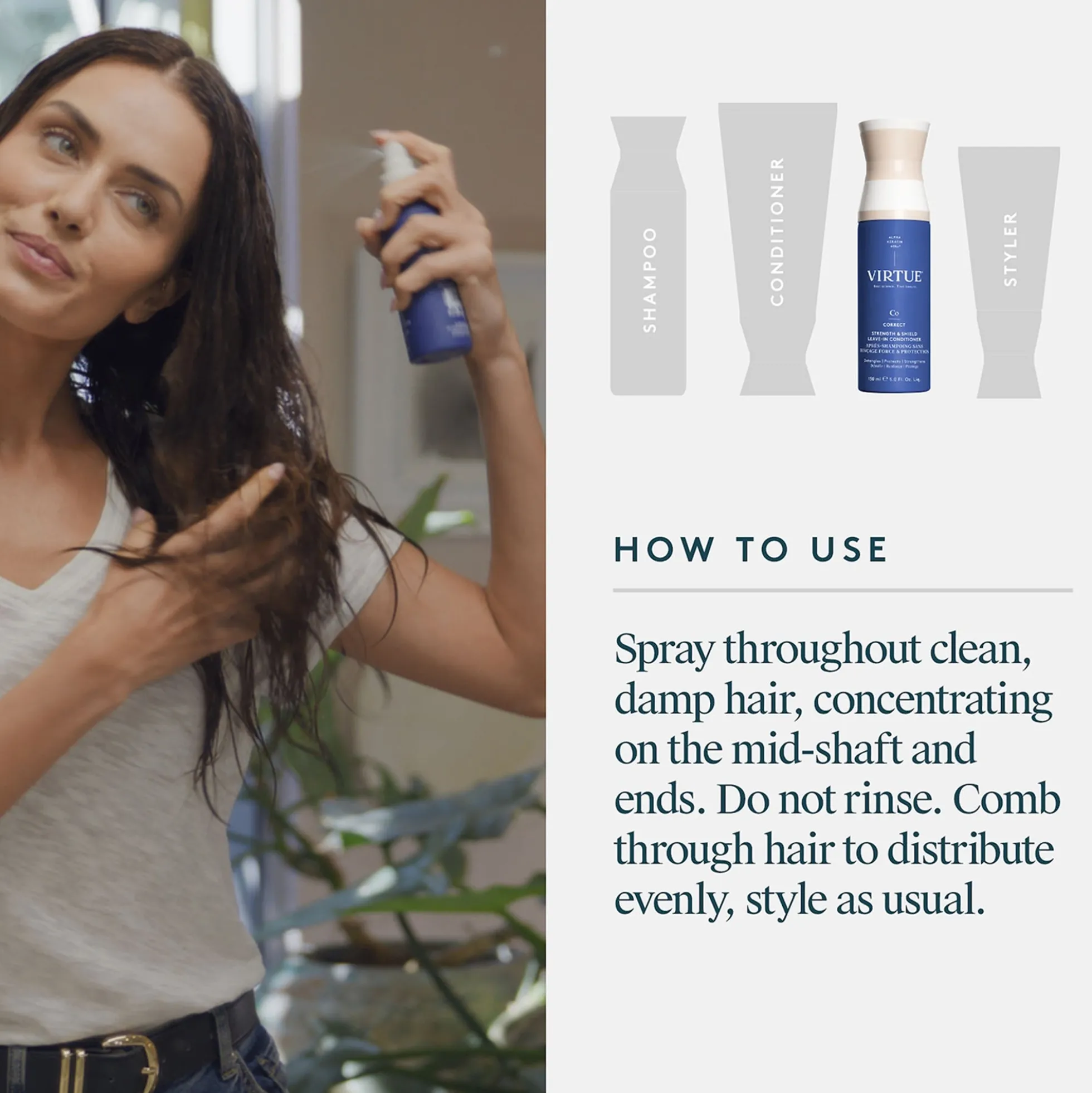 VIRTUE Strength & Shield Leave-in Conditioner 150ml