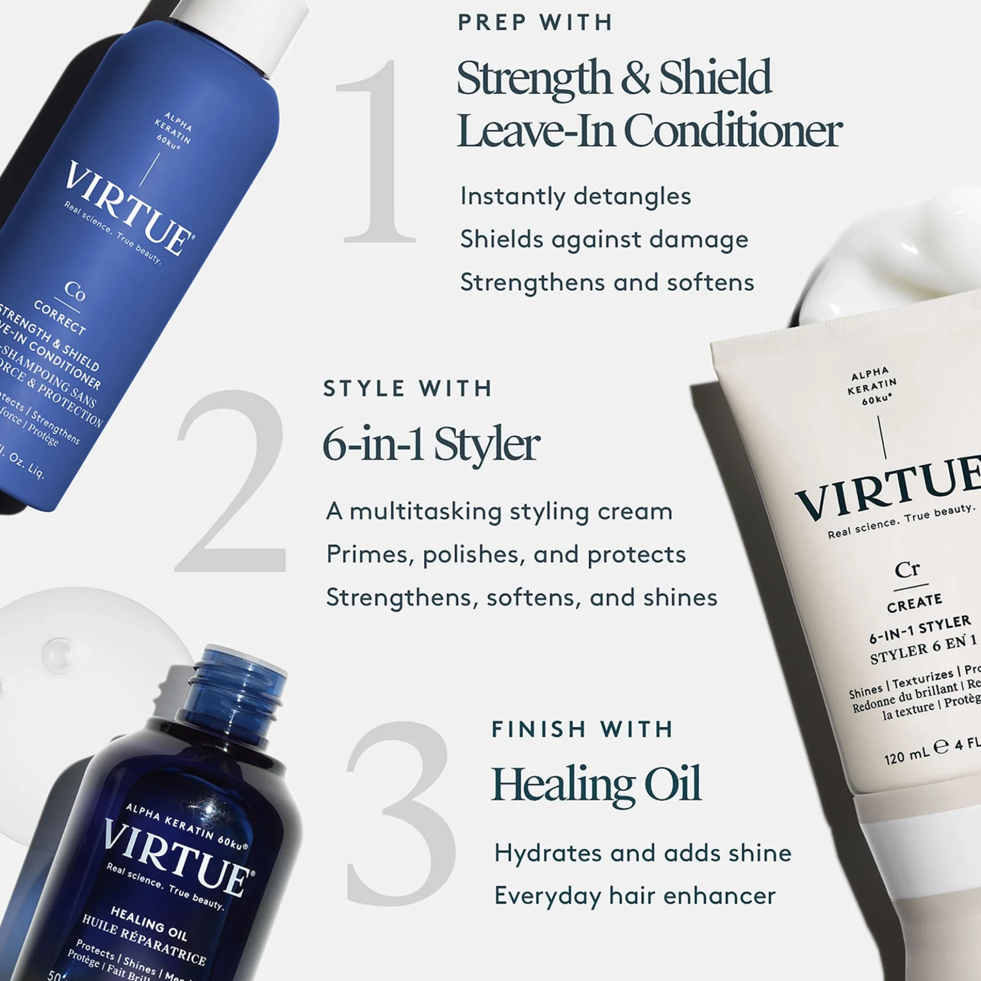 VIRTUE Strength & Shield Leave-in Conditioner 150ml